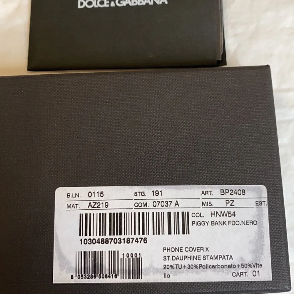 Dolce & Gabbana iPhone X case